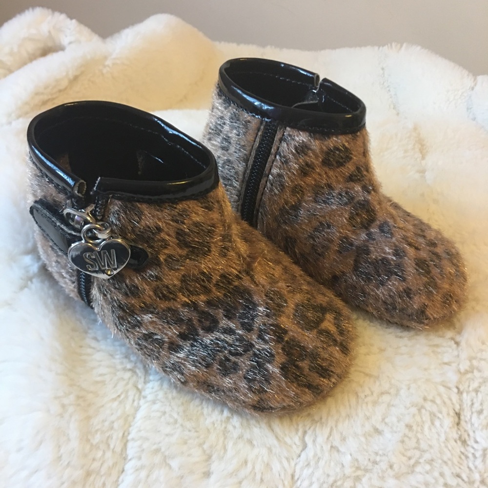 Stuart weitzman fur booties